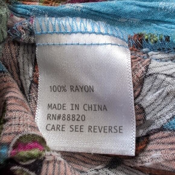 Rachel Rachel Roy Tropical Print Cropped Top, size medium - Picture 7 of 10